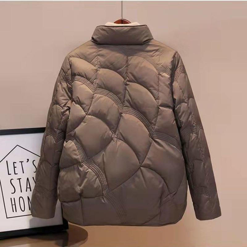 Women's Petite Light Down Jacket - Winter 2021 Fashionable & Stylish Outerwear