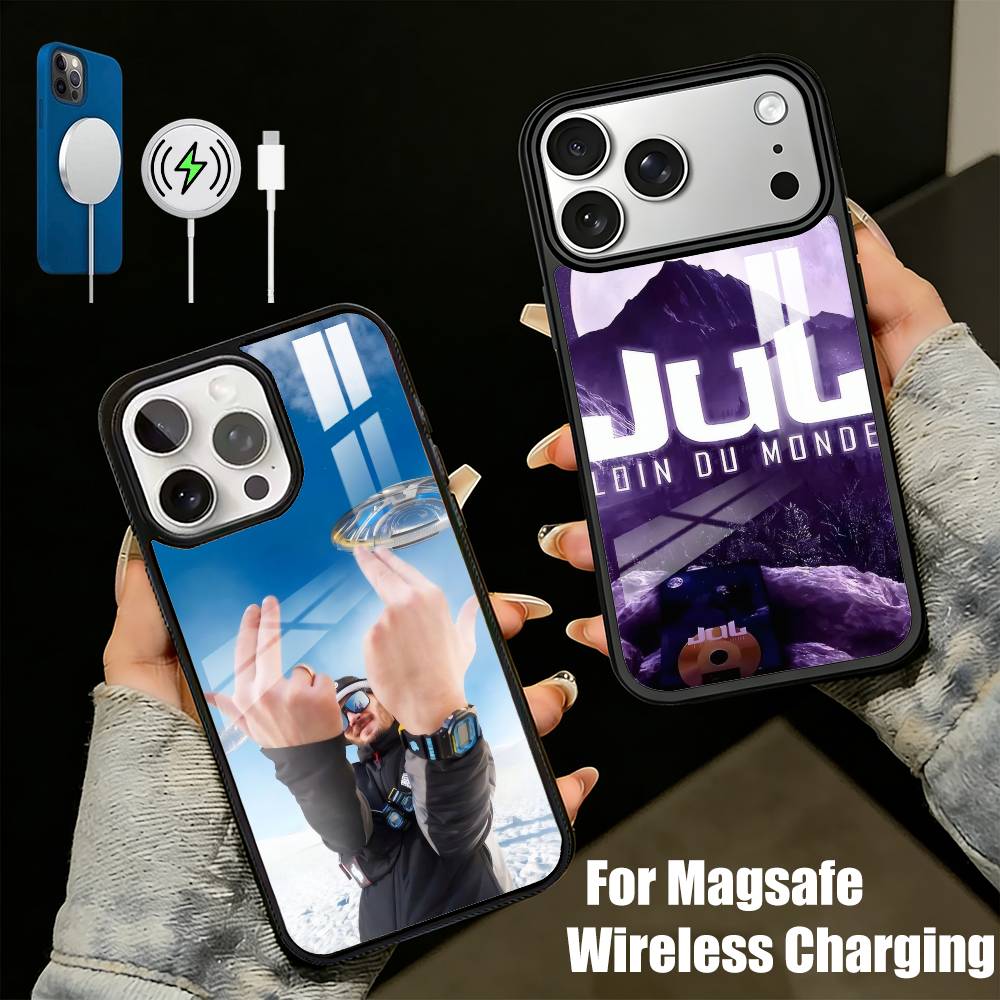 La Machine J-JUL-S Rapper 13Flow Phone Case For iPhone17,16,15,14,13 Plus,Pro Max Magnetic For Magsafe Wireless Charging