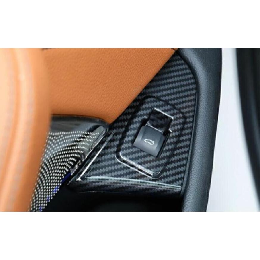 For BMW 5 Series M5 2017-2023 Carbon Fiber Tailgate Trunk Open Button Cover Trim