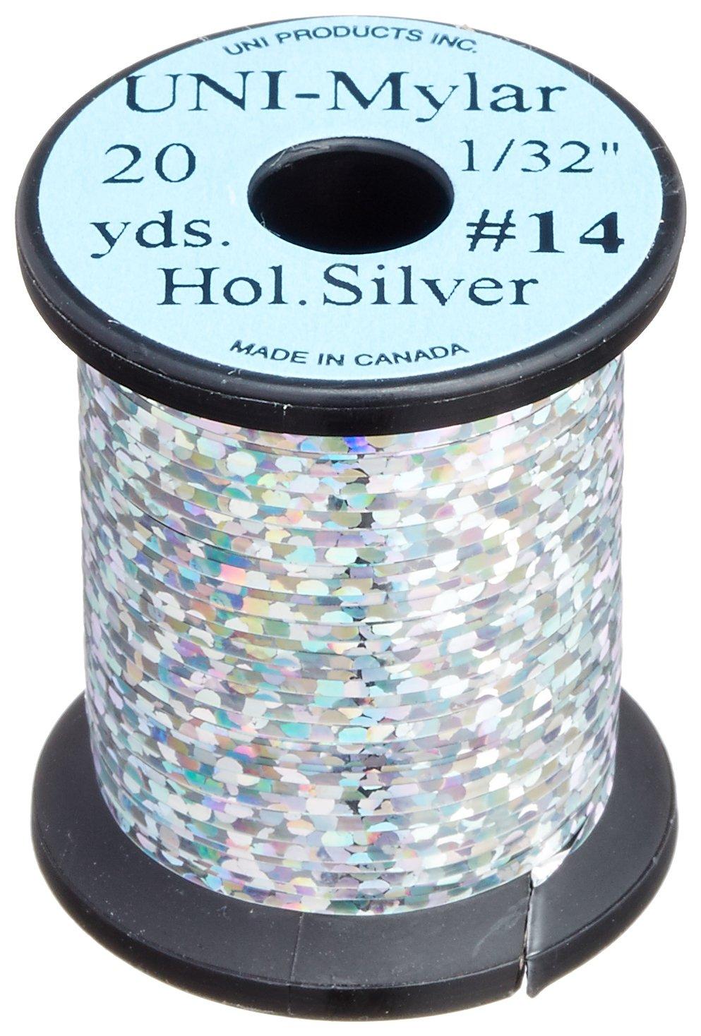 

TIEMCO Fly Material UNI Mylar Holographic Silver #14 1/32