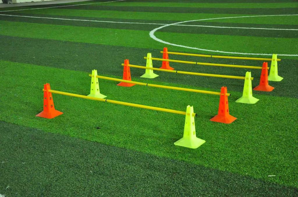 Adjustable Multi-Functional Agility Cones, Poles & Hurdles for Football Training & Sensory Integration