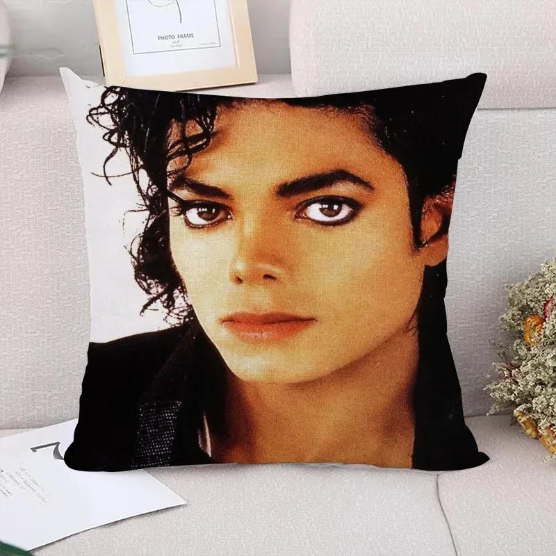 Michael Jacksons Decorative Pillowcase Cushion Cover Pillowcases Bed Cushions for Living Room Couch Pillows Pillowz,(1)