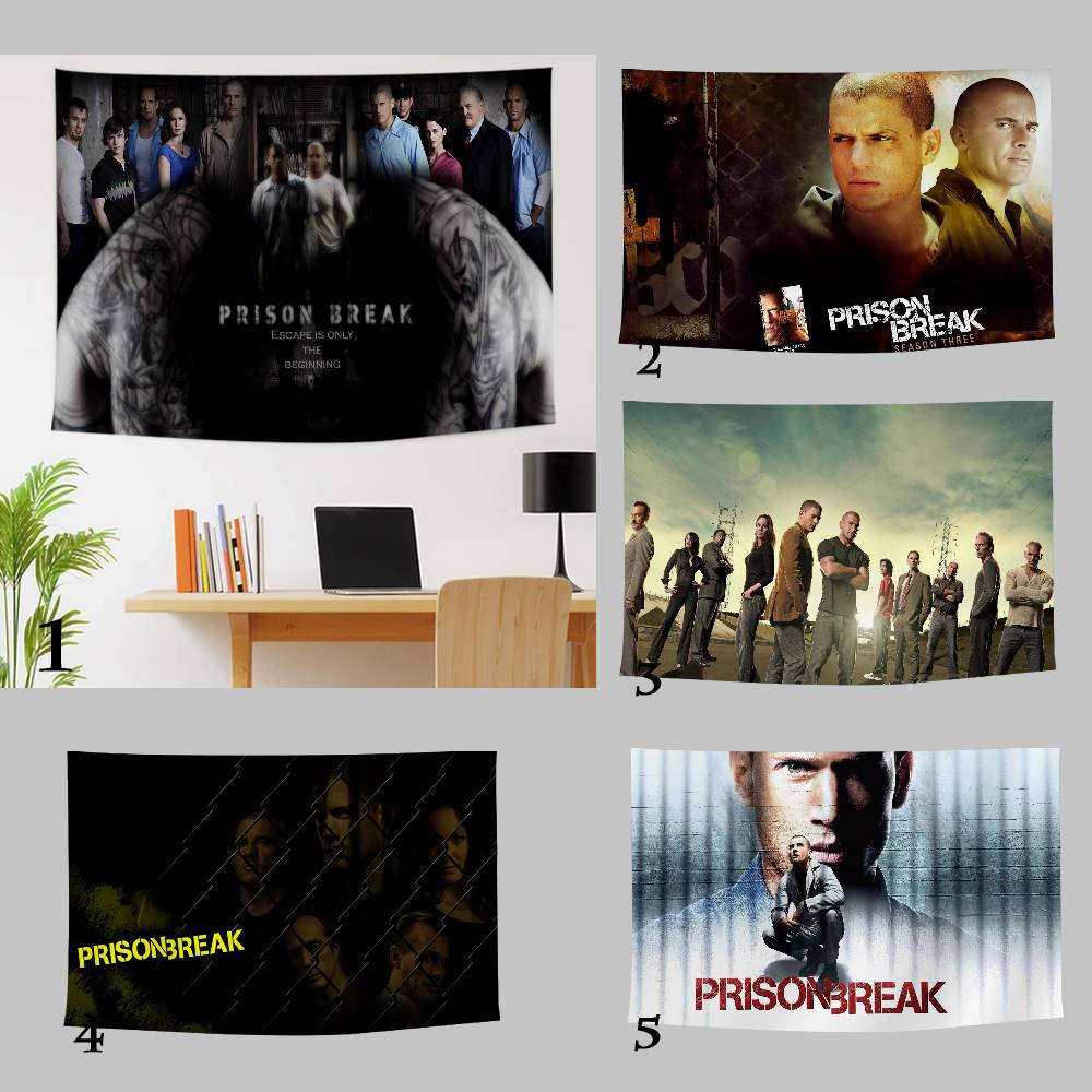 HighDefinition Prison Break Classic TV Series Colorful Tapestry Wall Hanging Bohemian Wall Tapestrie Mandala Wall Hanging Sheets
