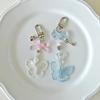 Jewel Butterfly Keyring 2 Colors Phone Accessory Keychain Bag Charm