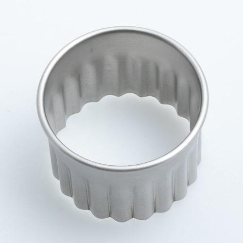 Suncraft 6cm Flower Cookie Cutter, for Cookies, Vegetables, Character Bento, and Glue Cutter, Made in Japan, Stainless Steel, for Pastry and Confectio