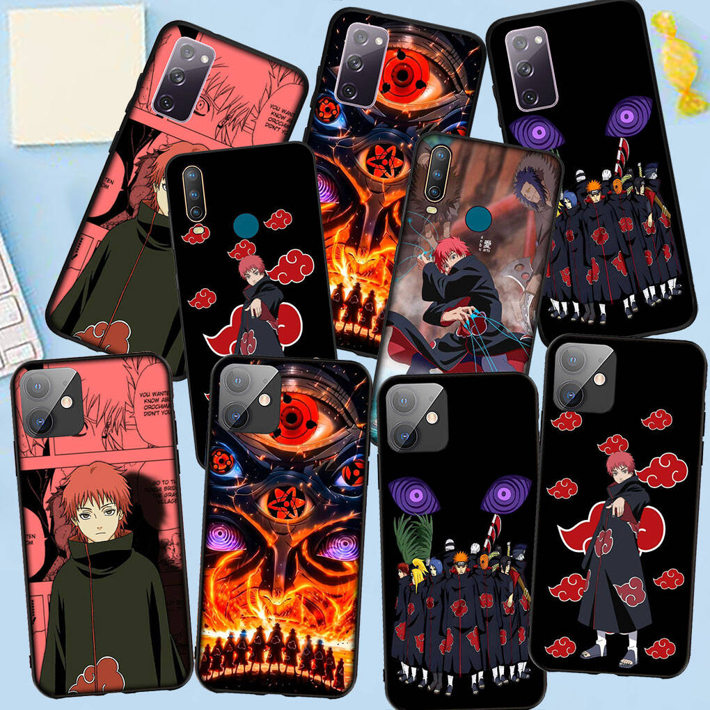 Case for iPhone 17 15 16 Plus Xiaomi Poco X7 X6 F8 F7 M8 C85 C75 C71 Redmi Note 14 12 11 13 Pro Max A4 14C 13C 15C Narutos Sasori Anime Akatsuki Cover