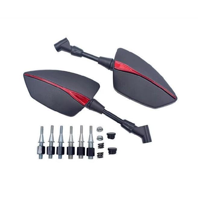 2PCS Universal Left Right Rear Rearview Mirrors For Yamaha Zuma 125 50 50F YW125
