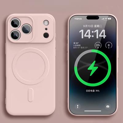 Per Custodia Magnetica in Silicone Liquido Morbido Per Per Iphone 17 Air 16e 15 14 Plus 13 12 11 Paraurti Su 16 Pro Max Copertura