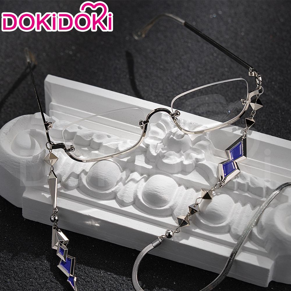 Dahlia Ifa Pantalon Perruque Jeu Genshin Impact DokiDoki Homme Cheveux Roses Mondstadt Ifa Dahlia Livre Lunettes Accessoire Halloween One Size white