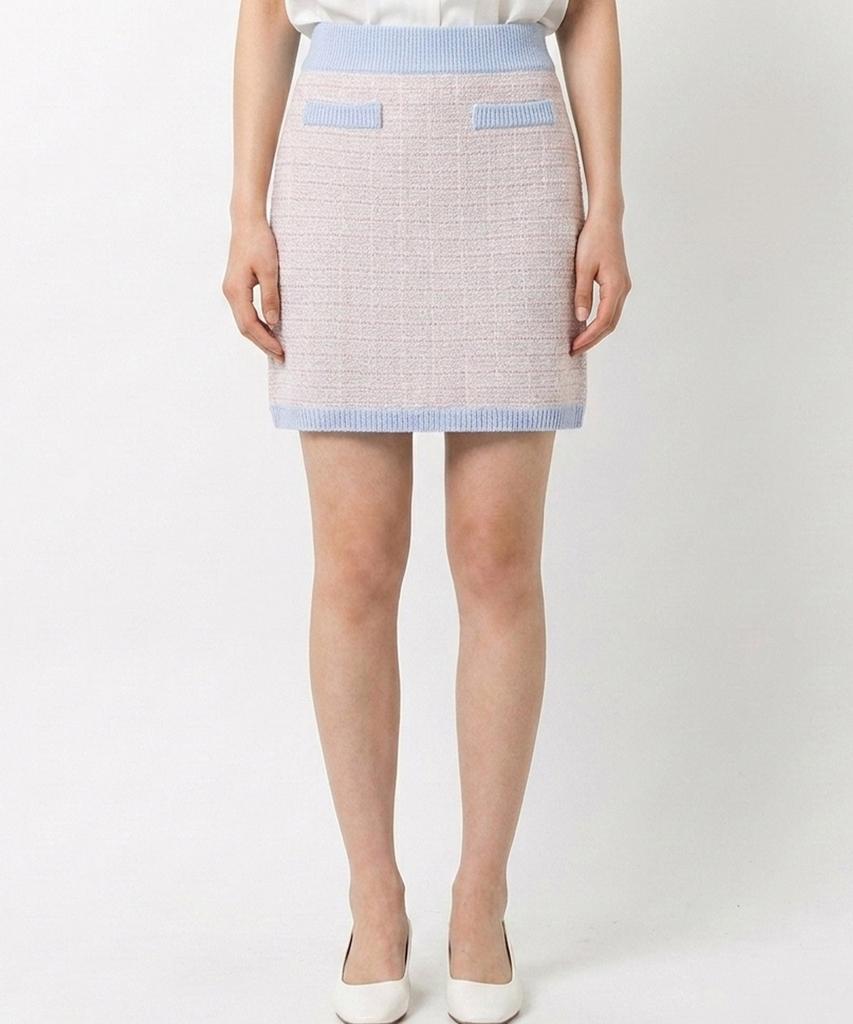 ECOLEDEPARIS Tweed Miniskirt_Zb25Ksb078Z