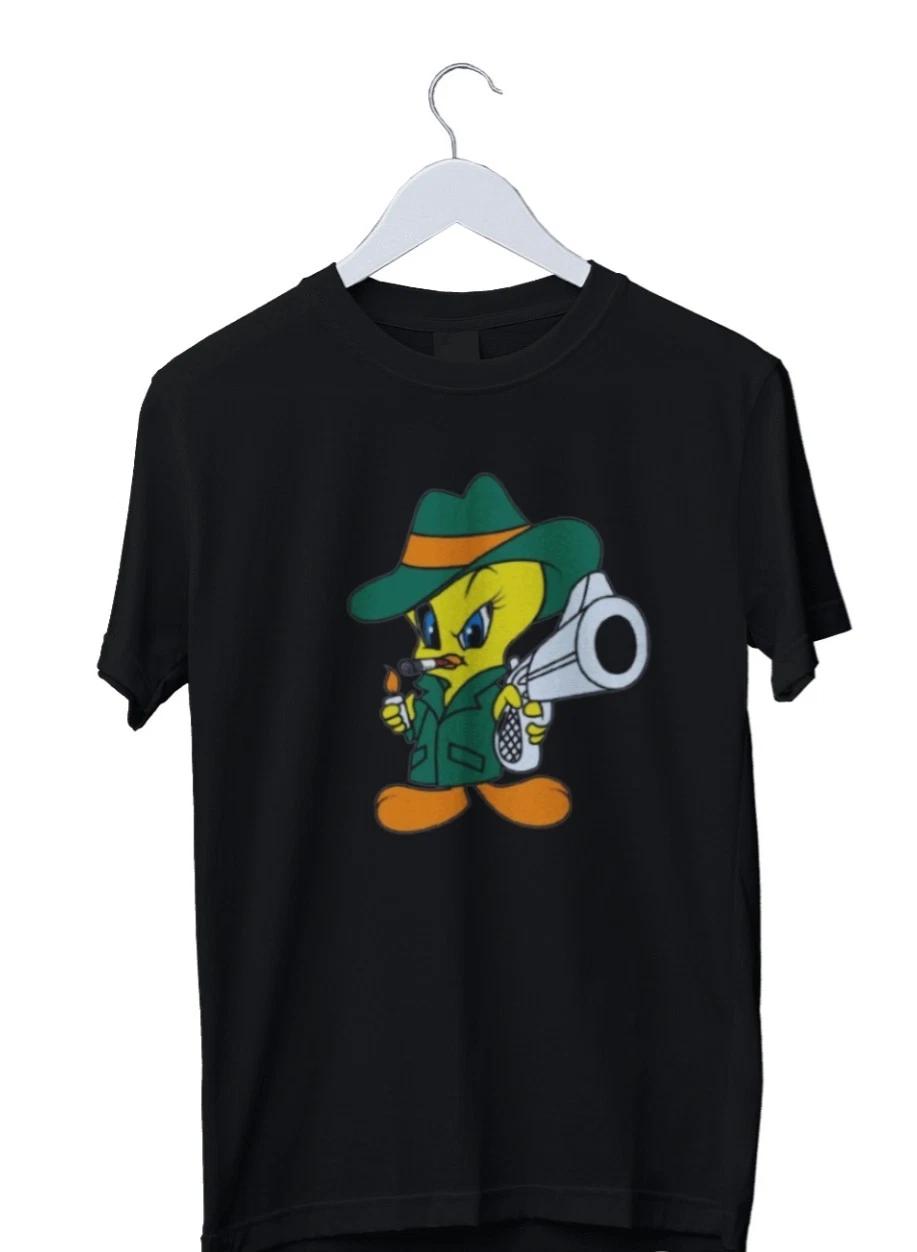 Unisex Adult Casual Graphic Animal Character Graphic T-Shirt Mens i... S