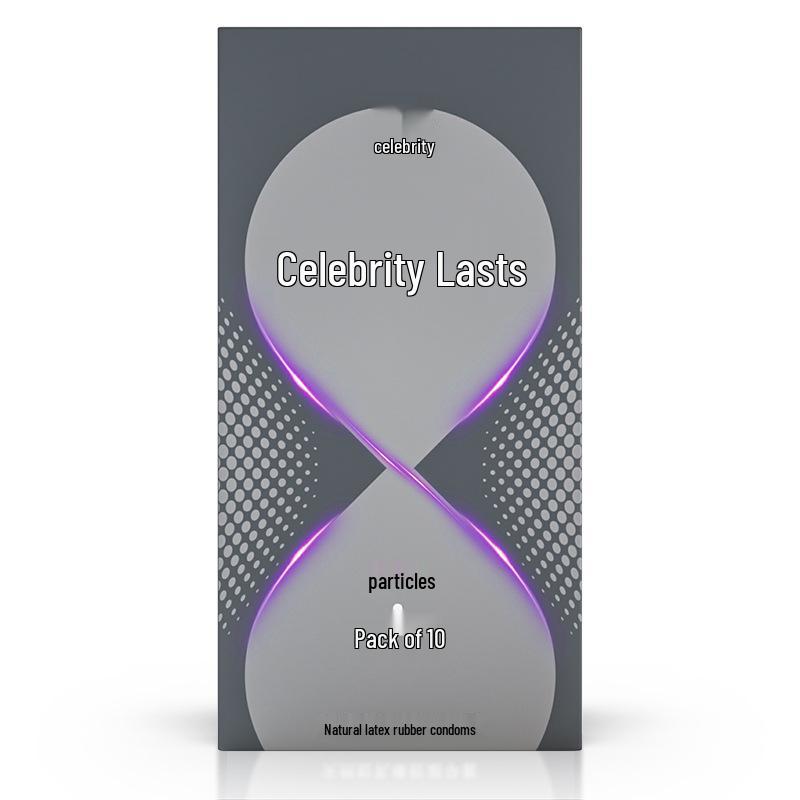 Celebrity Ultra-Thin 002 Gepunktete Kondome 10er-Pack: Ideal für Hotel- und Familienplanungsnutzung