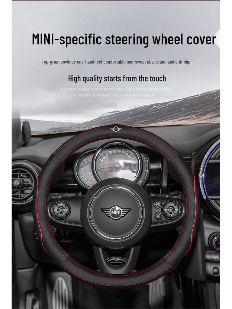 Kryt volantu z pravé kůže Mini Cooper pro Countryman/One, Zábavová úprava, Rukojeť volantu
