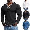 Мужская Спортивная Повседневная Модная Лин Длинные Рукава Верхняя Одежда