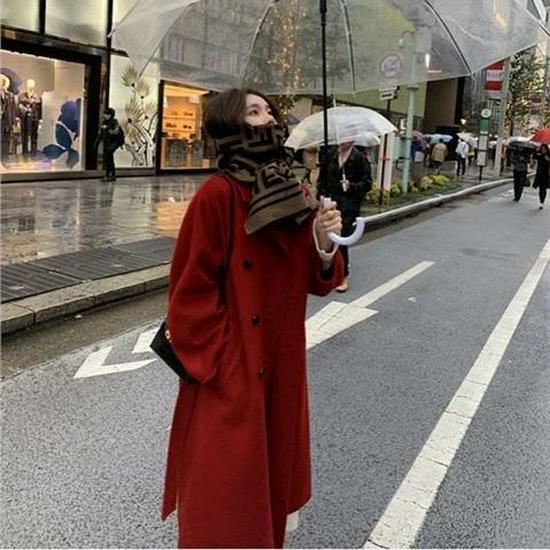 Manteau Élégant en Laine Française de Luxe Léger pour Femmes - Automne/Hiver