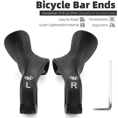 Design Ergonômico Guidão de Bicicleta Estrada Gravel Mountain Bike Extremidades do Guidão Acessórios para Bicicleta de Gravel Manoplas de Bicicleta