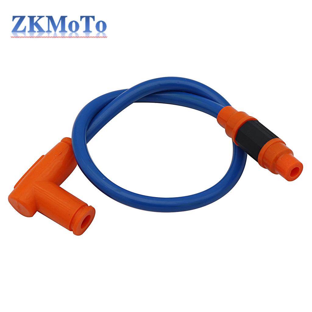 Motorcycle 8.8mm High Quality Silicone Rubber Lgnition Coil Spark Plug Iridium Power Cable For KTM Kawasaki Suzuki Honda Yamaha