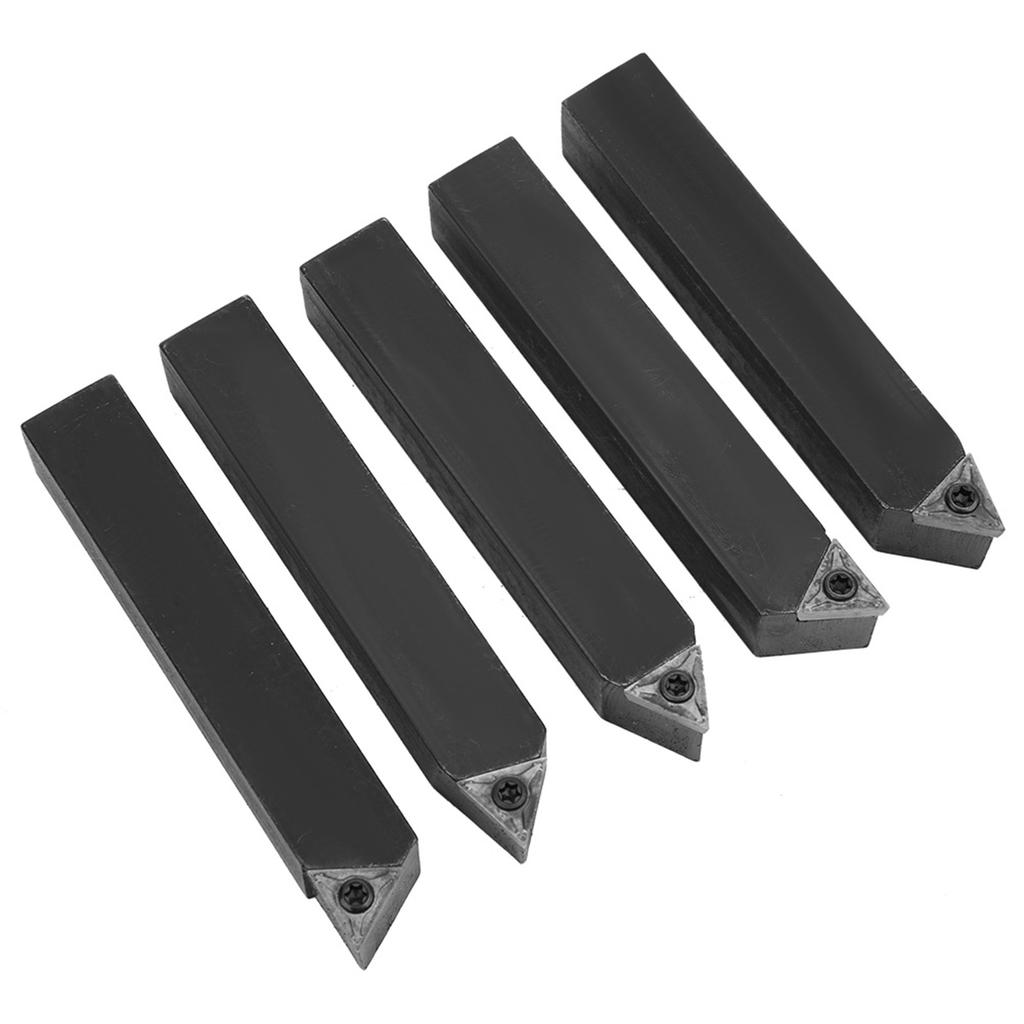 5 Piezas Herramienta de Corte de Torneado de Carburo Indexable Cortador de Hardware 34?Pulgada para Taladrar Avellanar