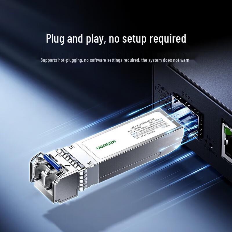 UGREEN 10G SFP+ LC Single Mode Dual Fiber Optical Module