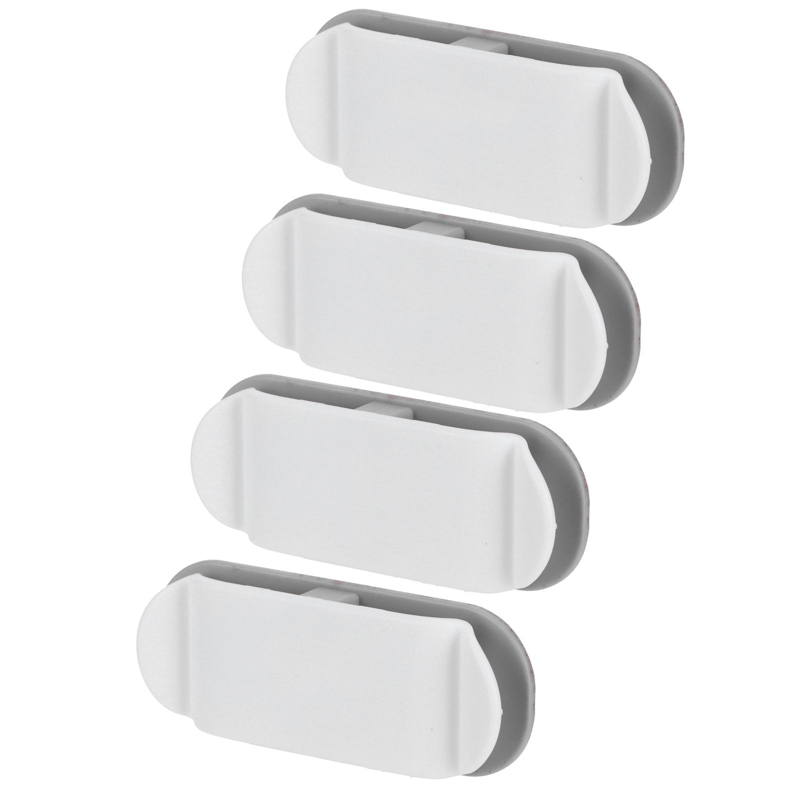 

4Pcs Cable Holder Clips Multifunction Data Line Wire Wrapper Organizer for Home Office