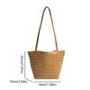Summer Beach Totes Bag INS Style Women Handbags Casual Straw Bucket Bag  Girls