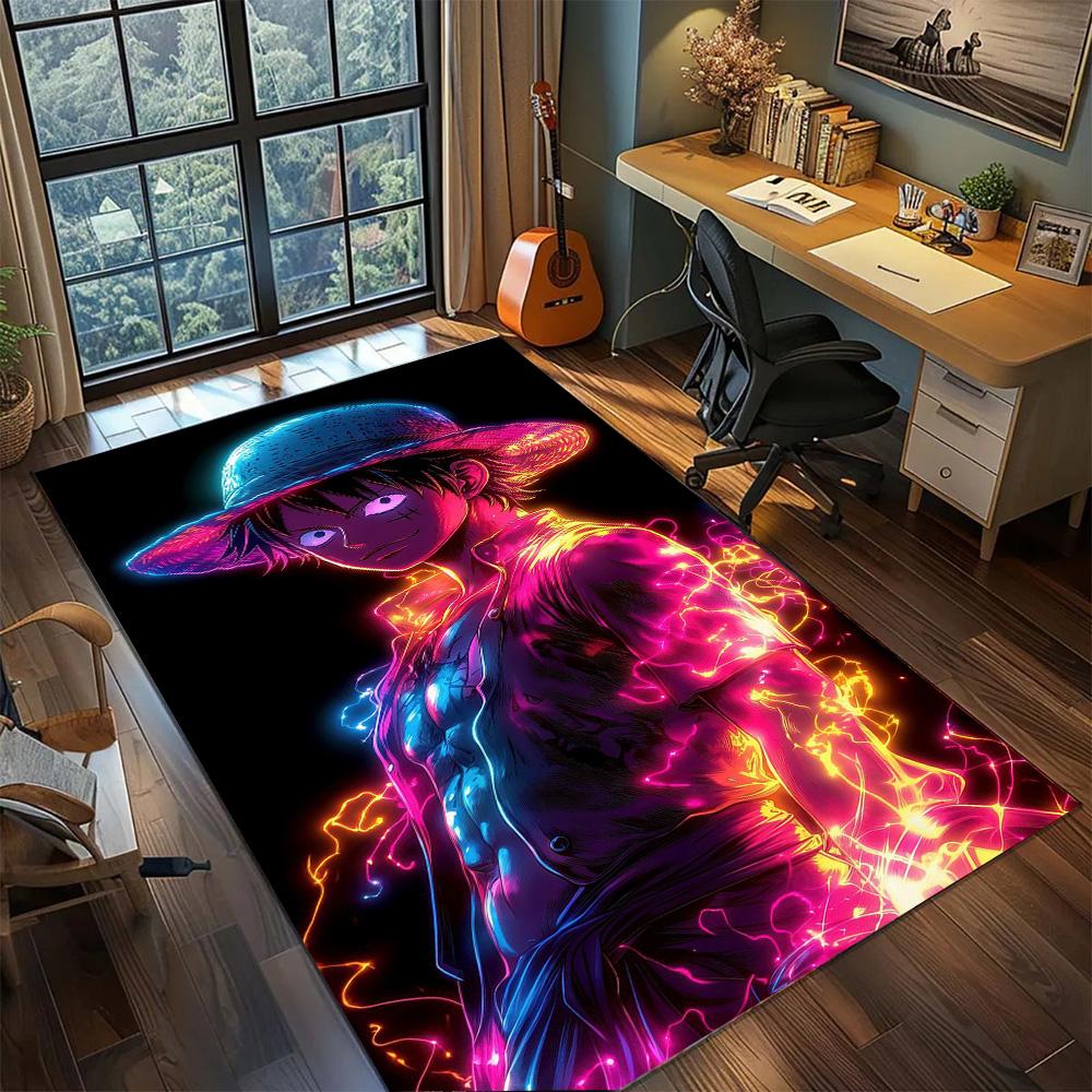 One Piece!Rug Carpet Large Area Rug Non Slip Washable Floor Mat Gamer Room Bedroom Home Decor