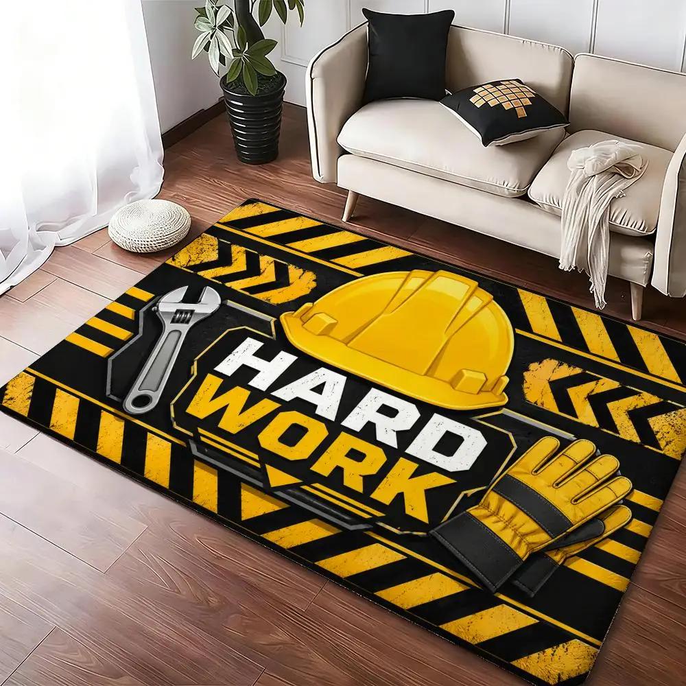 Keep up the good work on Labor Day Floor Mat Soft Thickened Non-Slip Bedroom Living Room Door Mat Home Decor Flannel Rugs