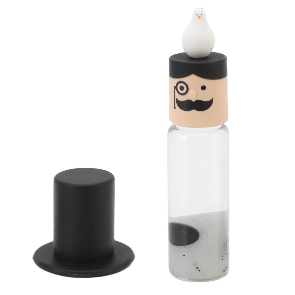 Ferrofluid Display Toy Magnetic Liquid Stress Relief Educational Cylindrical Ferrofluid Toy Black