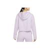 Nike Yoga Luxe Solid Short Cropped Long-Sleeve Hoodie Women Tops Dusty-Pink DM6982-530