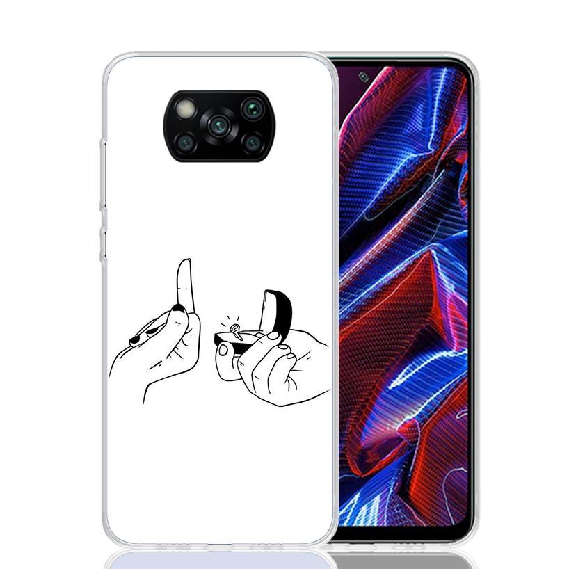 Middle Finger Phone Case For Xiaomi Poco F7 Ultra X7 X6 Pro X5 Redmi 15 15C 13 13C 12 12C 10 10A 10C 9 9A 9C 9T Shell Poco X7 X6