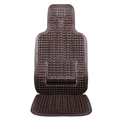 

Чехол на сиденье автомобиля 1 шт., летний, прохладный, ПВХ, чехол для сиденья автомобиля с бусинами, массажная подушка для сиденья автомобиля с талией кофейный