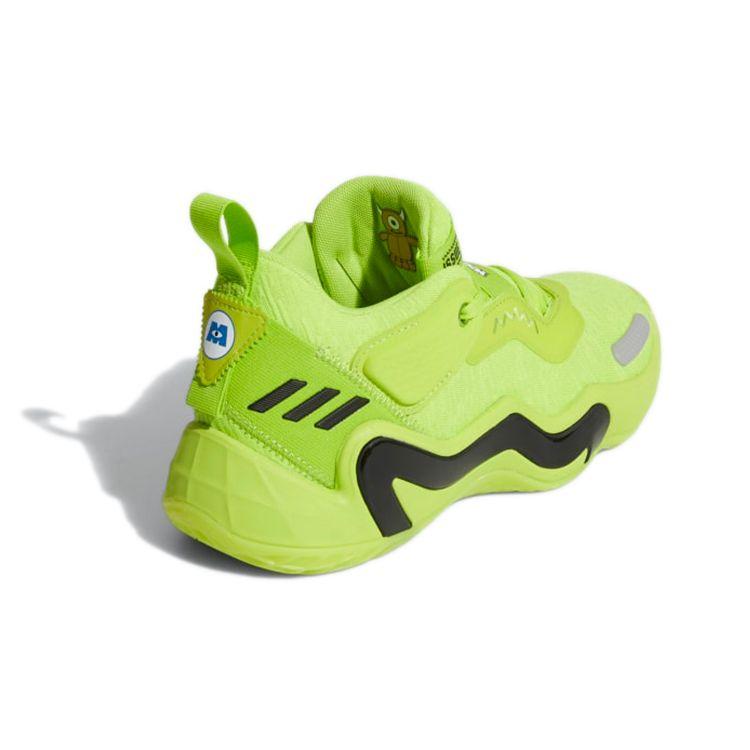 Monsters Inc. X Adidas D.O.N. Issue #3 Big Kid Mike Wazowski Kids Sneakers Green Semi-Solar-Slime Core-Black H67418