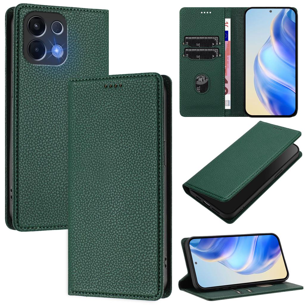 For Oppo K13 5G Wallet Case RFID Blocking Litchi Texture Leather Mobile Cover