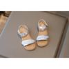 Stilvolle Mädchensandalen, Sommer Outdoor Spitze Prinzessinnen Sandalen, Weiche Sohle Rutschfeste Strandschuhe für Kleine und Große Kinder