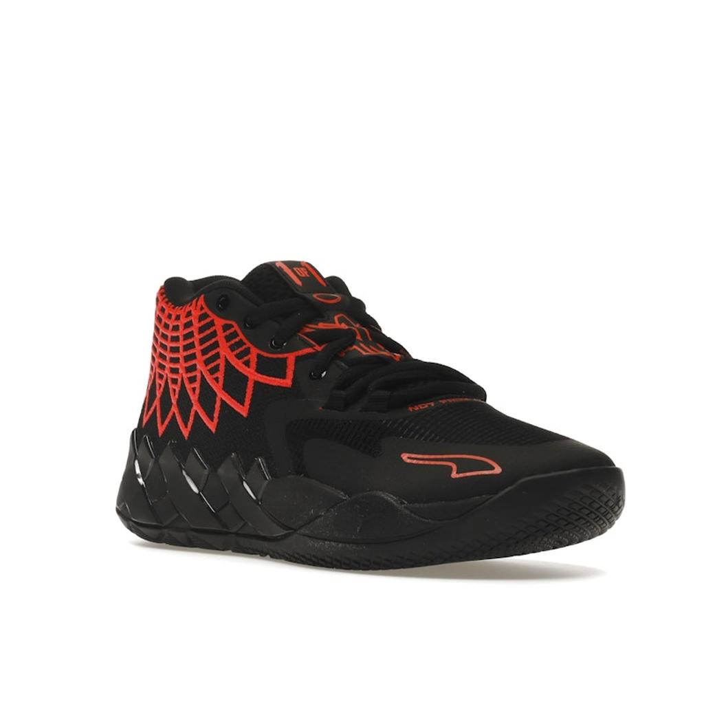 Puma MB.01 Jr Black Blast Kids Sneakers Red-Blast 376886-08