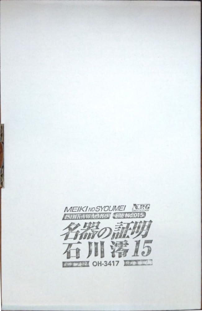 Proof of a Masterpiece Mio Ishikawa Hole with Lotion No.015 Non-penetrating