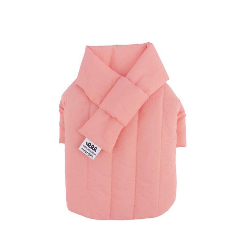 MONCHOUCHOU Rich Light Quilted Jacket_Peach