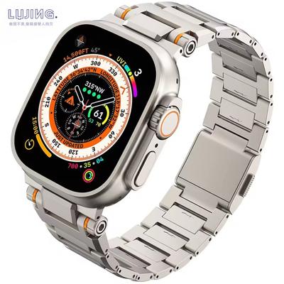 Stainless Steel Strap For Apple Watch Band Ultra 2/3 49mm 46mm 45mm 44mm 42mm Magnetic Link Bracelet IWatch Series11 10 9 8 7 6 5 SE3
