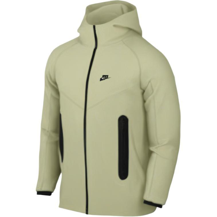 Nike Tech Fleece Full-Zip Windrunner Hooded Jacket Asia Sizing Yellow Green Men s FB7922-371 M