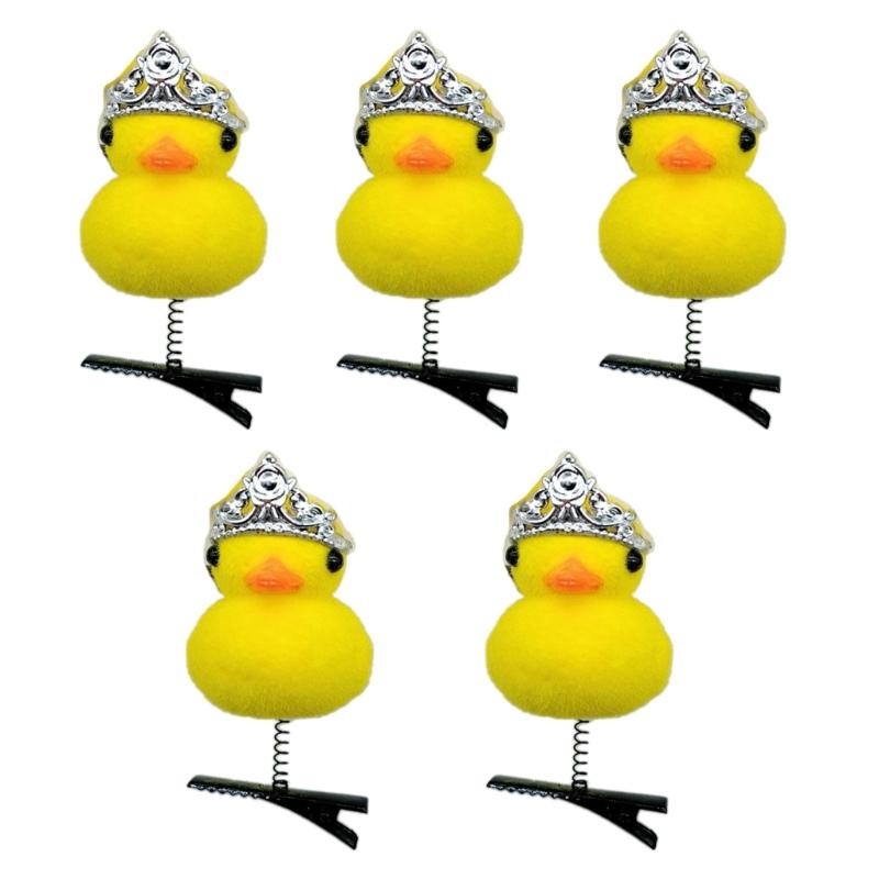 Fun Hairpin Realistic Duck Animal Headwear Bunches Hair Barrettes Clip for Lady Girl Teenagers