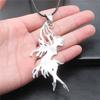 Love Heart Angel Peace Dove Pendant Antique Bronze Metal Bridesmaid Choker Necklace New Arrival Gift