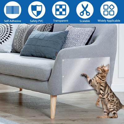 Katzenkratzschutzband Transparentes PVC Anti-Katzenkratzmöbelschutz Selbstklebend Unsichtbares Katzen-Trainingsschutzband