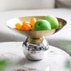 Spherical Metal Storage Tray, Circular Fruit Tray, Snacks, Candy Bowl, Kitchen, Tableware, Modern Art, Living Room Decoration