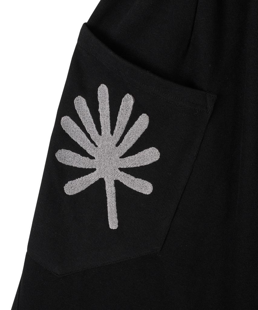 Dandel Dd Symbol Sweat Bermuda Pants (Black)
