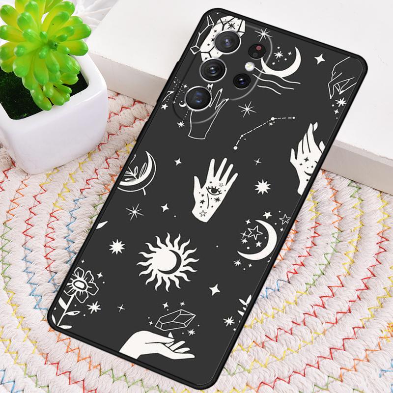 

Witches Moon Tarot TPU Phone Case For Samsung Galaxy note 10 pro S26 S25 S24 S23 S22 Ultra Plus S21 FE S20 Shockproof Cover Galaxy S20+ 5G