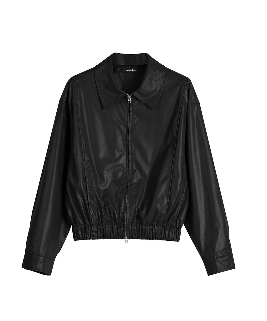 Avandress Harley Coated Faux Leather Jacket - 3 Colors