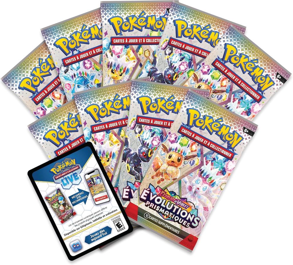 Pokemon Karmesin & Purpur Elite-Trainerset - Prismatische Evolutionen des Pokemon-TCG