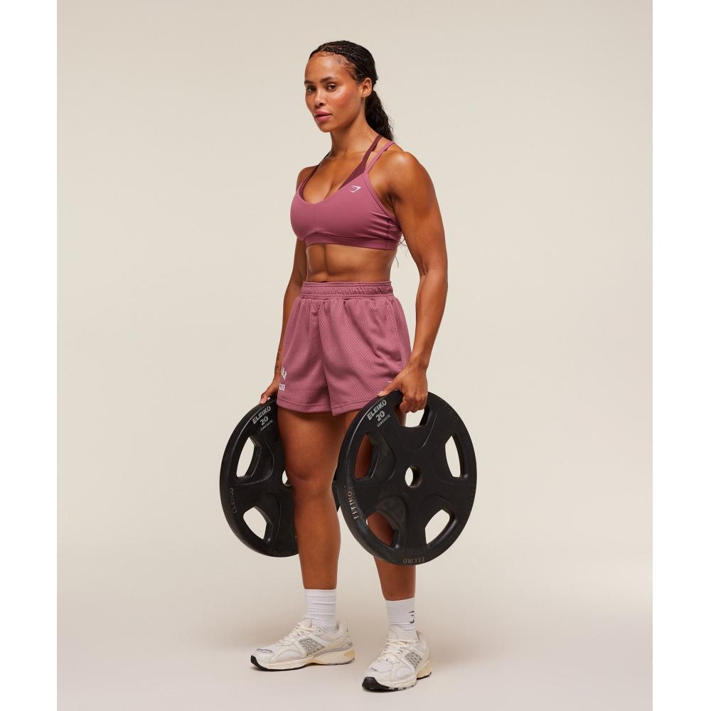 Gymshark Lifting Club Mesh Shorts Reset Pink B5c4u Kc2j