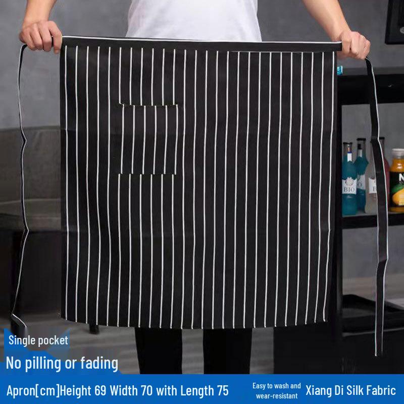 Men's Chef Half-Body Apron: Kitchen Uniform for Hotel and Restaurant Staff