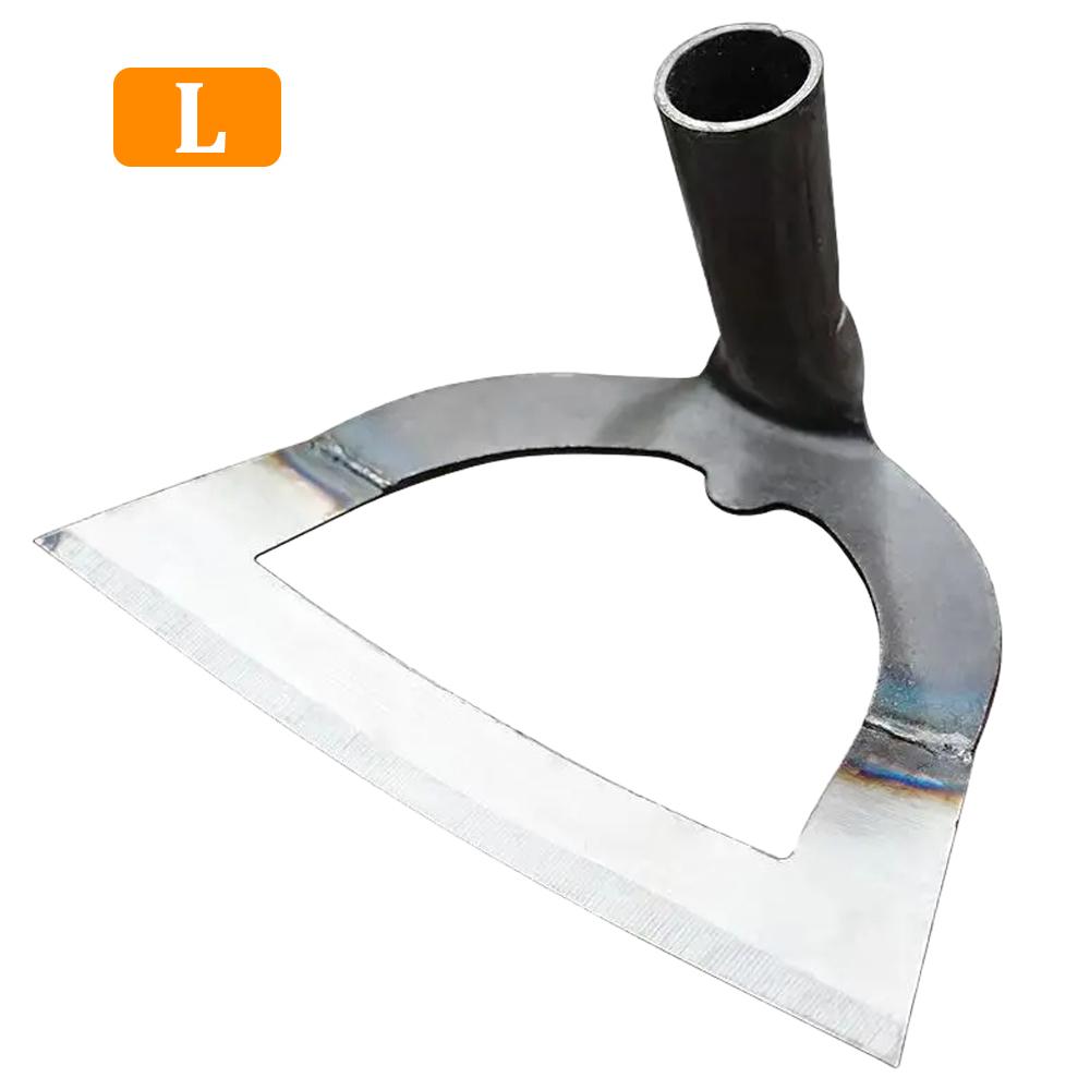 Handheld Hollow Hoe Thickened Manganese Steel Agricultural Weeding Hoe Planting Vegetable Gardening Loosening Soil Weeding Tools for Daily Use